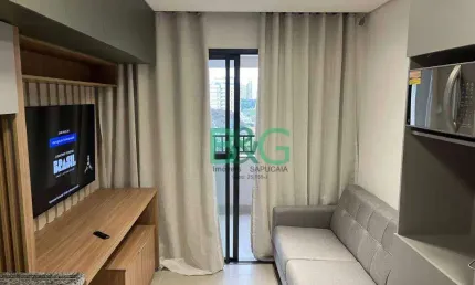 Studio com 1 dormitório para alugar, 30 m² por r$ 4.300,00/mês - indianópolis - são paulo/sp