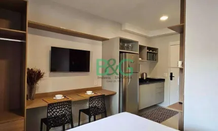 Studio com 1 dormitório à venda, 28 m² por R$ 419.000,00 - Paraíso - São Paulo/SP