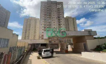 Apartamento com 2 dormitórios à venda, 49 m² por R$ 142.262 - Residencial Galo de Ouro - Cerquilho/SP