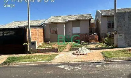 Casa com 2 dormitórios à venda, 45 m² por R$ 85.477,60 - Jardim Tres Marias - Garça/SP