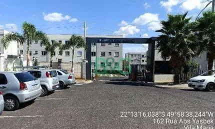 Apartamento com 2 dormitórios à venda, 39 m² por r$ 116.295 - jardim califórnia - marília/sp