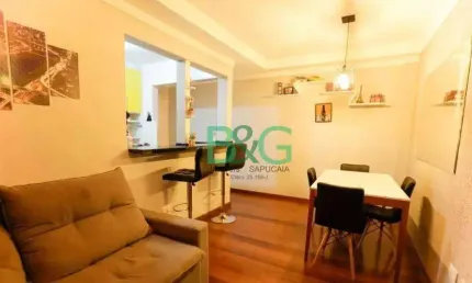 Apartamento com 2 dormitórios à venda, 54 m² por r$ 368.000 - parque maria domitila - são paulo/sp