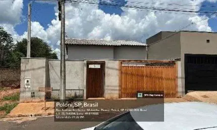 Casa com 2 dormitórios à venda, 60 m² por r$ 68.787 - santo antonio - poloni/sp