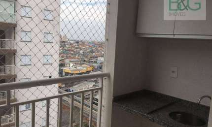 Apartamento com 2 dormitórios para alugar, 55 m² por R$ 2.427,57/mês - Vila Ema - São Paulo/SP
