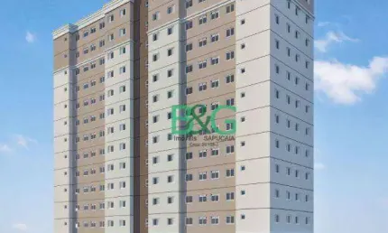 Apartamento com 2 dormitórios à venda, 43 m² por R$ 270.875,00 - Cooperativa - São Bernardo do Campo/SP