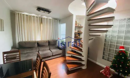 Apartamento duplex com 3 dormitórios e piscina privativa à venda, 142 m² por r$ 780.000 - vila monte alegre - são paulo/sp