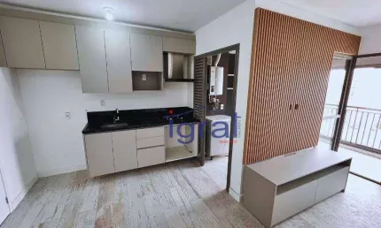 Apartamento com 2 dormitórios para alugar, 61 m² por r$ 5.003,00/mês - vila guarani - são paulo/sp