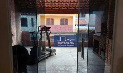 Sobrado com 3 dormitórios à venda, 178 m² - Piraporinha - Diadema/SP