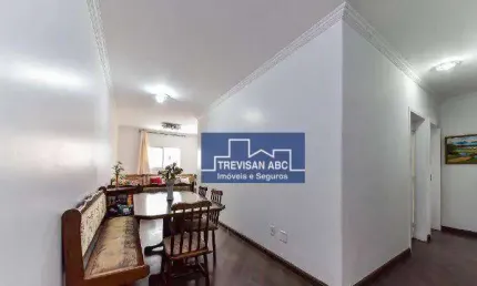 Apartamento à venda na vila gonçalves/sbc; 2 dorms; suite; 2 wc; 2 vagas cobertas; varanda gourmet; churrasqueira; 96m²