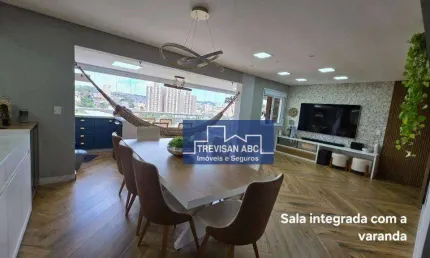 Apartamento com 3 dormitórios à venda, 130 m² - baeta neves - são bernardo do campo/sp