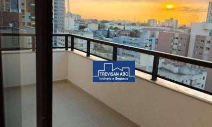 Apartamento com 3 dormitórios à venda, 92 m² - Campestre - Santo André/SP