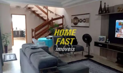 Sobrado com 3 dormitórios à venda, 186 m² por R$ 1.100.000 - Jardim Santa Clara - Guarulhos/SP