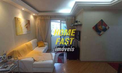 Apartamento com 2 dormitórios à venda, 62 m² por R$ 380.000 - Vila Augusta - Guarulhos/SP