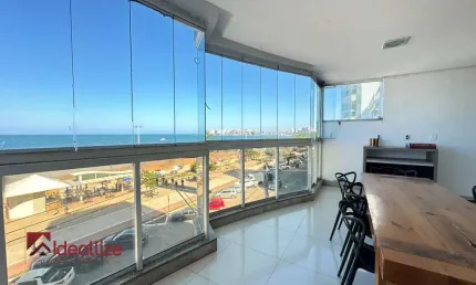 Apartamento com 3 quartos à venda na praia do morro, guarapari , 130 m2 por r$ 1.350.000