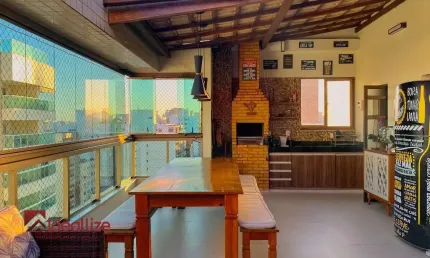 Apartamento com 4 quartos à venda na praia do morro, guarapari , 213 m2 por r$ 1.600.000