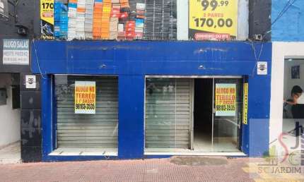 Alugo Loja Comercial com Vitrine na Rua 24 de Maio, Centro de Manaus.
