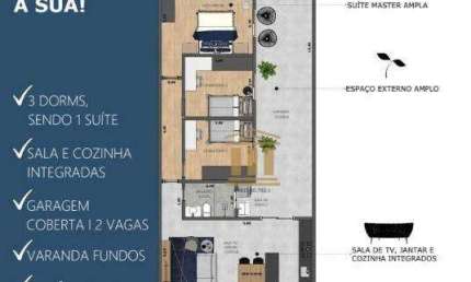 Casa com 3 quartos à venda na Rua Maria Pompilio dos Santos, Jardim Santa Júlia, São José dos Campos