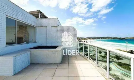 Cobertura com 7 dormitórios à venda, 370 m² por R$ 4.200.000,00 - Praia do Forte - Cabo Frio/RJ