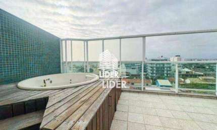 Cobertura com 3 dormitórios à venda, 194 m² por R$ 1.280.000,00 - Braga - Cabo Frio/RJ