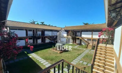 Apartamento com 1 dormitório para alugar, 48 m² por R$ 2.200,00/mês - Portinho - Cabo Frio/RJ