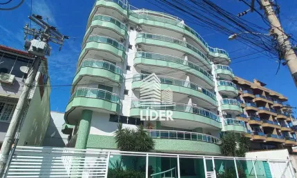 Apartamento com 3 dormitórios para alugar, 120 m² por R$ 4.451/mês - Vila Nova - Cabo Frio/RJ
