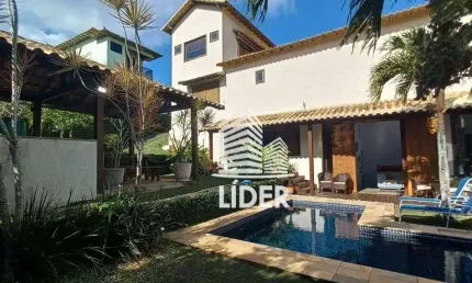 Casa com 4 dormitórios à venda, 330 m² por R$ 1.500.000 - Guriri - Cabo Frio/RJ