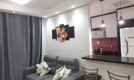 Apartamento á venda 45m² com sacada e vaga - City Jaraguá - Jaraguá