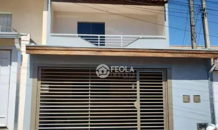 Casa tipo sobrado com 3 dormitórios à venda, 207 m² por R$ 599.000 - Parque Nova Carioba - Americana/SP