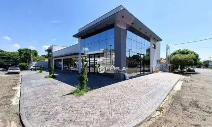 Salão para alugar, 105 m² por r$ 6.055,50/mês - santa rosa - nova odessa/sp