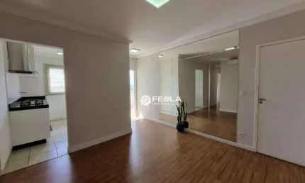 Apartamento com 2 dormitórios para alugar, 60 m² por R$ 2.462,27/mês - Parque Universitário - Americana/SP
