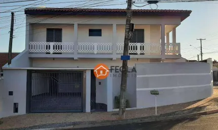 Casa com 3 dormitórios para alugar, 190 m² por r$ 3.178,00/mês - parque novo mundo - americana/sp