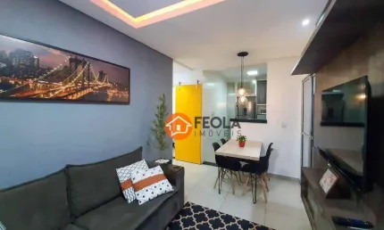 Apartamento com 2 dormitórios à venda, Loteamento Industrial Machadinho - Americana/SP