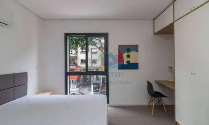 Kitnet com 1 dormitório à venda, 24 m² por R$ 365.000,00 - Higienópolis - São Paulo/SP