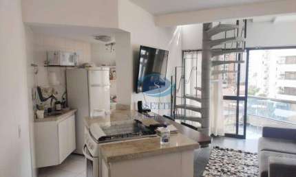Apartamento Duplex com 1 dormitório à venda, 54 m² por R$ 530.000,00 - Aclimação - São Paulo/SP