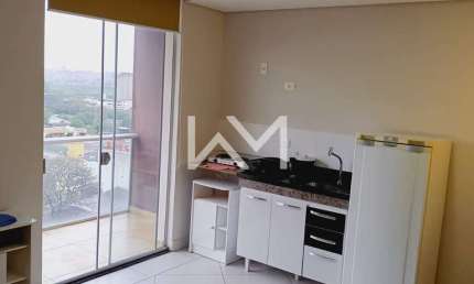Studio para venda e locação com 40m² no Condomínio First, mobiliado, com sacada e 1 vaga coberta -
