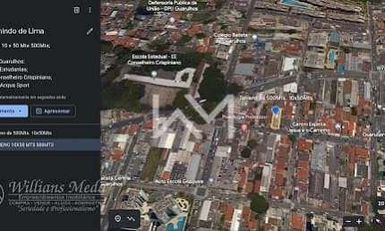 Área de 500Mts | 10x50mts - no Centro de Guarulhos - Próx ao Bosque Maia