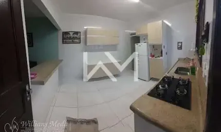 Casa residencial com 2 quartos, sendo 1 suíte, com 2 vagas em Vila Caiçara  -  Praia Grande