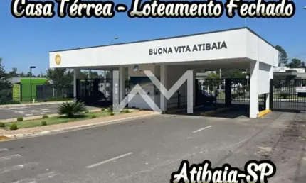 Excelente Casa Térrea no Condomínio fechado  Buona Vita  à venda em  Atibaia, SP