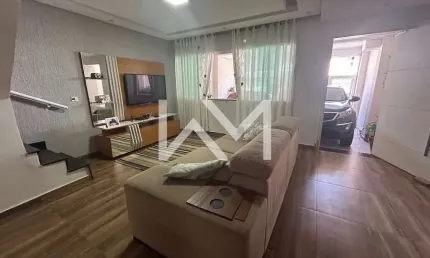 Sobrado com 3 dormitórios e 2 duas vagas à venda, 125m² por r$800.000,00 - jardim toscana, guarulho