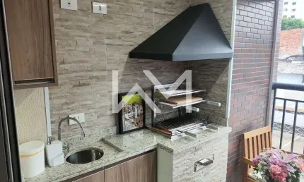 Apartamento à venda com 61m² com 2 quartos, 1 suíte, 1 vaga coberta e varanda Gourmet no Villagio d