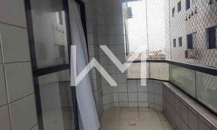 Apartamento à venda no Edifício Delva Fernandes com 60m², mobiliado e com sacada - Ocian, Praia Gra