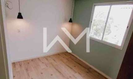 Apartamento para locação mobiliado com 2 dormitórios, 1 banheiro, 1 vaga de garagem, 40m², Jardim A