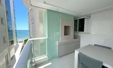 Apartamento  frente mar 3 suítes para locação de temporada
