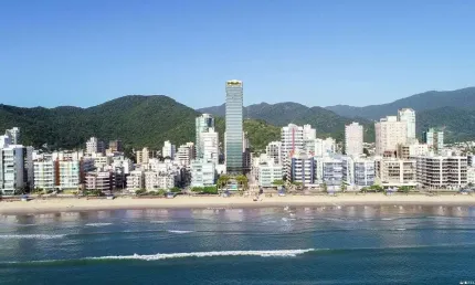 Apartamento Frente mar com mais de 2.400m² de área de lazer