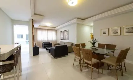 Locação de temporada apartamento 3 dormitórios frente mar centro