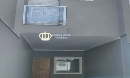 SOBRADO FRONTALCOM 02 QUARTOS E 02 VAGAS NA VL NHOCUNÉ