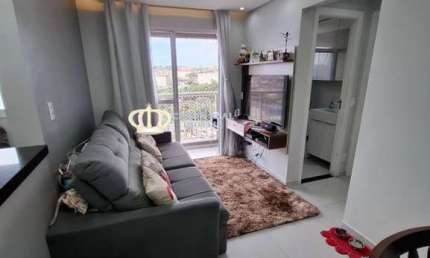 APARTAMENTO COM VAGA E VARANDA EM CONDOMINIO COM LAZER COMPLETO!