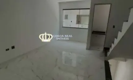Sobrados de alto padrão em construção com 2 suites e 2 vagas