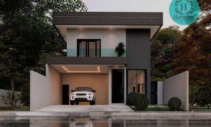 Sobrado com 3 dormitórios à venda, 180 m² por R$ 990.000,00 - Condominio Residencial Malibu - Caçapava/SP