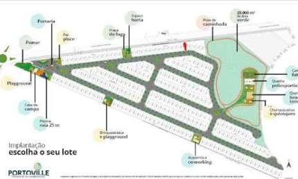 Terreno à venda, 300 m² por R$ 428.000,00 - Condomínio Porto Ville - Paulínia/SP